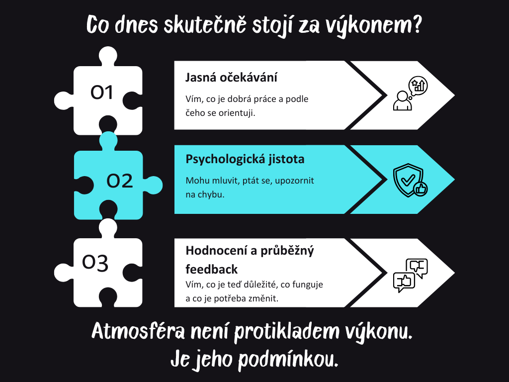 HODNOCENÍ NENÍ O VÝKONU. JE O JISTOTĚ. A NĚKDY TAKÉ O DOMNĚNKÁCH.